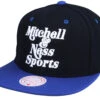 Own Brand Two Tone Retro Black/Royal Snapback - Mitchell & Ness