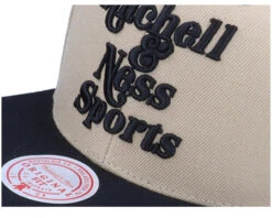 Own Brand Two Tone Retro Black/Tan Snapback - Mitchell & Ness -Mitchell & Ness 191686504972 5