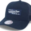 Own Brand Box Logo Navy Trucker - Mitchell & Ness