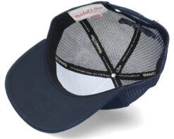 Own Brand Box Logo Navy Trucker - Mitchell & Ness -Mitchell & Ness 194582858613 4