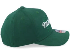 Branded Stacked Logo Dark Green Adjustable - Mitchell & Ness -Mitchell & Ness 194582956814 4