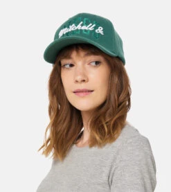 Branded Stacked Logo Dark Green Adjustable - Mitchell & Ness -Mitchell & Ness 194582956814 Radics Fanni FEMALE 1 20211025