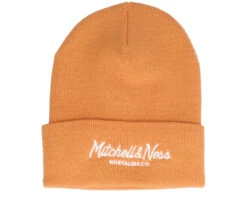 Own Brand Pinscript Knit Dark Orange Cuff - Mitchell & Ness
