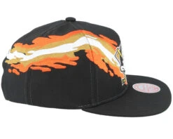 Anaheim Ducks Vintage Paintbrush Black Snapback - Mitchell & Ness -Mitchell & Ness 195563580424 4