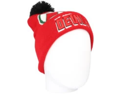 New Jersey Devils Punch Out Knit Red Pom - Mitchell & Ness -Mitchell & Ness 195563581018 3