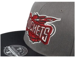 Houston Rockets Born And Bred Fitted Grey/Black Fitted - Mitchell & Ness -Mitchell & Ness 195563584972 6
