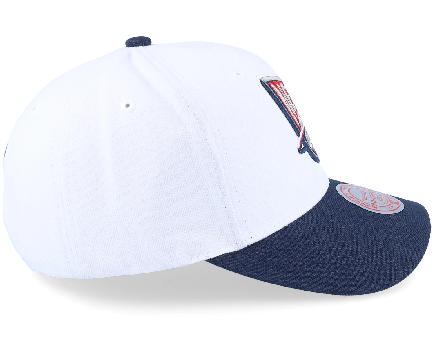 New Jersey Nets Team 2 Tone 2.0 Pro White/Navy Adjustable - Mitchell & Ness 4 New Jersey Nets Team 2 Tone 2.0 Pro White/Navy Adjustable - Mitchell & Ness - Image 4