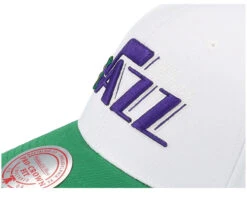 New Orleans Jazz Team 2 Tone 2.0 Pro White/Green Adjustable - Mitchell & Ness 11 New Orleans Jazz Team 2 Tone 2.0 Pro White/Green Adjustable - Mitchell & Ness -Mitchell & Ness 195563619186 6