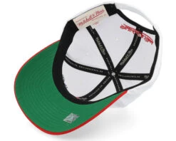 Washington Bullets Team 2 Tone 2.0 Pro White/Red Adjustable - Mitchell & Ness -Mitchell & Ness 195563619308 5