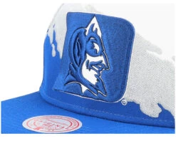 Duke University Paintbrush White/Blue Snapback - Mitchell & Ness -Mitchell & Ness 195563629444 6
