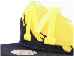 University Of Miami Paintbrush White/Black Snapback - Mitchell & Ness -Mitchell & Ness 195563629505 6