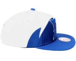Duke University Sharktooth White/Royal Snapback - Mitchell & Ness -Mitchell & Ness 195563629659 4
