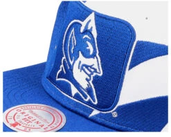 Duke University Sharktooth White/Royal Snapback - Mitchell & Ness -Mitchell & Ness 195563629659 6