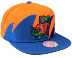 University Of Florida Sharktooth Orange/Royal Snapback - Mitchell & Ness -Mitchell & Ness 195563629703 4