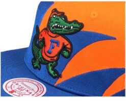 University Of Florida Sharktooth Orange/Royal Snapback - Mitchell & Ness -Mitchell & Ness 195563629703 6