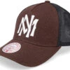Branded Essential Brown Trucker - Mitchell & Ness