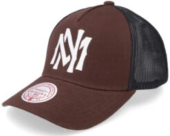 Branded Essential Brown Trucker - Mitchell & Ness