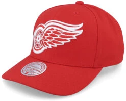 Detroit Red Wings Team Ground 2.0 Pro Red Adjustable - Mitchell & Ness