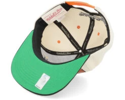 Anaheim Ducks Pop Panel Off White/Black Snapback - Mitchell & Ness -Mitchell & Ness 195563702673 5