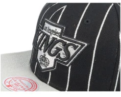 Los Angeles Kings Team Pin Black/Grey Snapback - Mitchell & Ness -Mitchell & Ness 195563703076 6