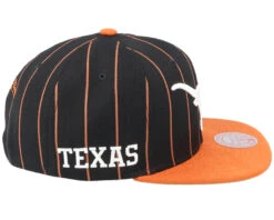Texas Long Horns Team Pin Black Snapback - Mitchell & Ness -Mitchell & Ness 195563765081 4