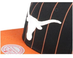 Texas Long Horns Team Pin Black Snapback - Mitchell & Ness -Mitchell & Ness 195563765081 6