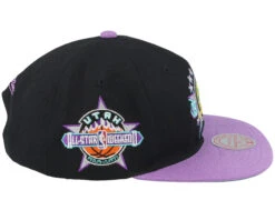 Asg 2 Tone Deadstock Black/Purple Snapback - Mitchell & Ness -Mitchell & Ness 195563765265 4
