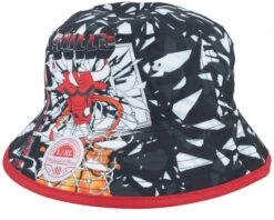 Chicago Bulls Shattered Big Face Black Bucket - Mitchell & Ness