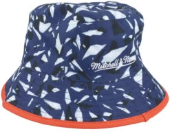 Shattered Big Face Navy Bucket - Mitchell & Ness -Mitchell & Ness 195563765333 3