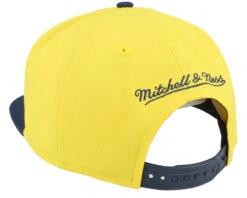 University Of Miami Jumbotron Ncaa Yellow/navy Snapback - Mitchell & Ness -Mitchell & Ness 195563795651 3