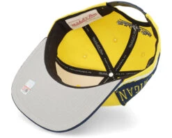 University Of Miami Jumbotron Ncaa Yellow/navy Snapback - Mitchell & Ness -Mitchell & Ness 195563795651 5
