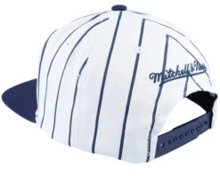University Of Miami Newco White/Navy Snapback - Mitchell & Ness -Mitchell & Ness 195563796276 3