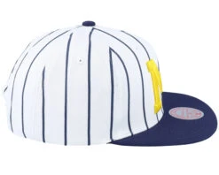 University Of Miami Newco White/Navy Snapback - Mitchell & Ness -Mitchell & Ness 195563796276 4
