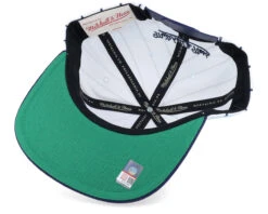 University Of Miami Newco White/Navy Snapback - Mitchell & Ness -Mitchell & Ness 195563796276 5