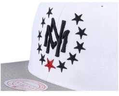 Essential Stars Dad White/Silver Snapback - Mitchell & Ness -Mitchell & Ness 195563796894 6