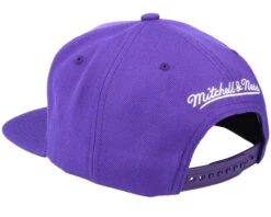 New Orleans Jazz Team Ground 2.0 Purple Snapback - Mitchell & Ness -Mitchell & Ness 195563837726 3