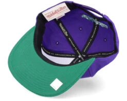 New Orleans Jazz Team 2 Tone Purple/Green Snapback - Mitchell & Ness -Mitchell & Ness 195563838860 5