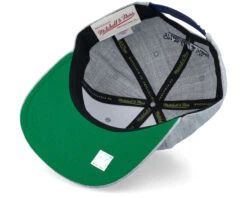 Team Heather 2.0 Grey Heather Snapback - Mitchell & Ness -Mitchell & Ness 195563839935 5