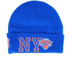New York Knicks First Letterman Blue Cuff - Mitchell & Ness