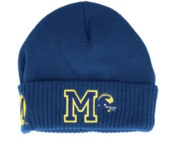 Michigan Wolverines First Letterman Navy Cuff - Mitchell & Ness