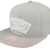 San Antonio Spurs Metallic Grey Snapback - Mitchell & Ness