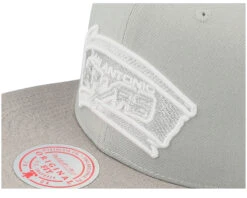 San Antonio Spurs Metallic Grey Snapback - Mitchell & Ness -Mitchell & Ness 195563914373 6