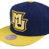 Marquette U Team 2 Tone 2.0 Navy/White Snapback - Mitchell & Ness