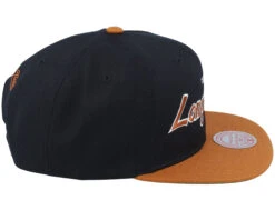 Texas Longhorns Team Script 2.0 Black Snapback - Mitchell & Ness -Mitchell & Ness 195563982327 4