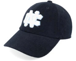 North Carolina Tar Heels Terry Cloth Strapback Black Adjustable - Mitchell & Ness