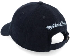 North Carolina Tar Heels Terry Cloth Strapback Black Adjustable - Mitchell & Ness -Mitchell & Ness 196294178836 3