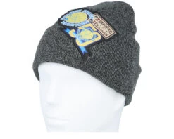 Golden State Warriors XL Logo Patch Knit Heather Black Cuff - Mitchell & Ness -Mitchell & Ness 196294179178 3