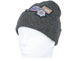 Utah Jazz XL Logo Patch Knit Heather Black Cuff - Mitchell & Ness -Mitchell & Ness 196294179260 3