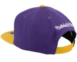 Louisiana State Univeristy Tigers Logo Bill Purple/Yellow Snapback - Mitchell & Ness -Mitchell & Ness 196294179987 3