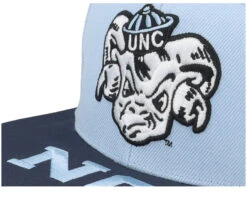 North Carolina Tar Heels Logo Bill Light Blue/Navy Snapback - Mitchell & Ness -Mitchell & Ness 196294180082 6